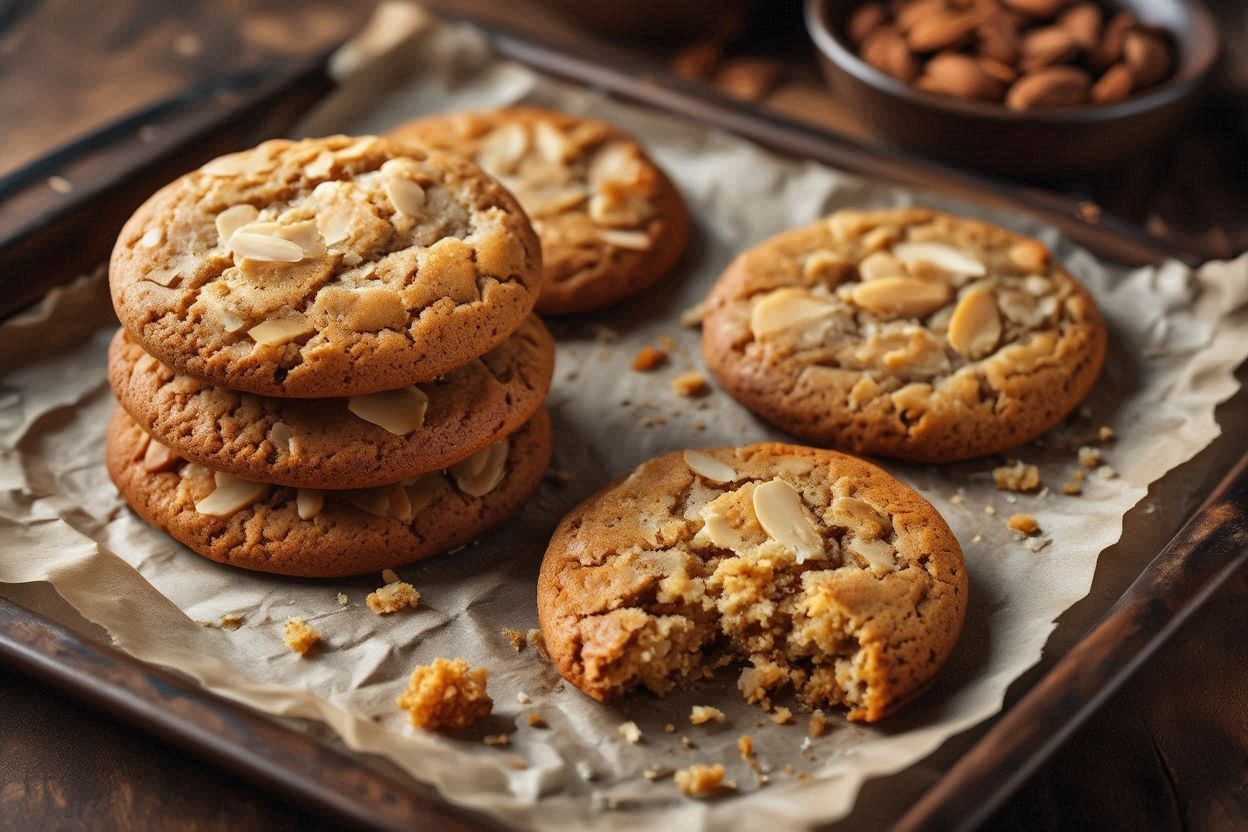Galletas caseras de almendra